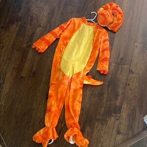 Orange Dinosaur Kids Costume